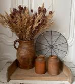 Brocante oud houten hakblok / snijplank, Ophalen of Verzenden