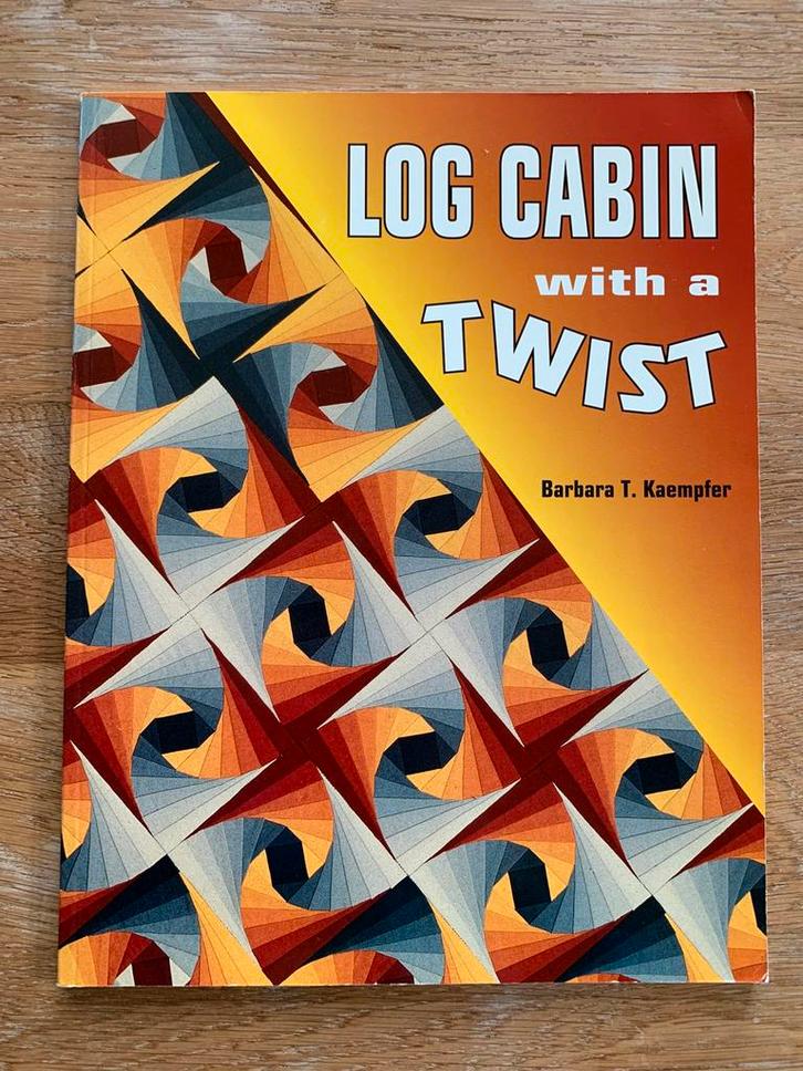 Quiltboek: Log cabin with a twist van Barbara Kaempfer, Boeken, Hobby en Vrije tijd, Zo goed als nieuw, Borduren en Naaien, Ophalen of Verzenden