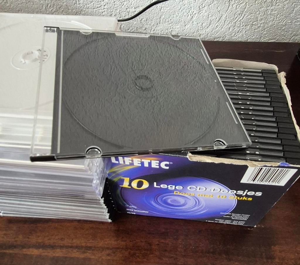 Lege CD-doosjes/hoesjes, 43 stuks, Ophalen of Verzenden, Nieuw, Cd, LIFETEC