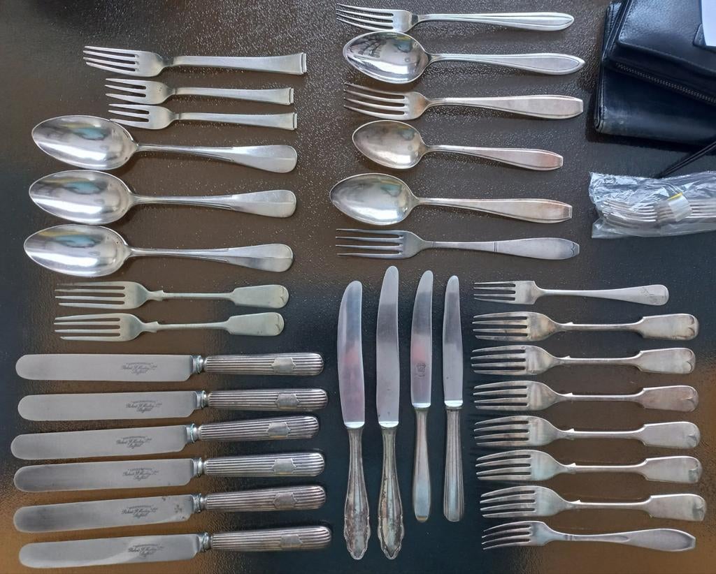 Gero Sola zilver partij, Ophalen, Zo goed als nieuw, Zilver, Los bestek