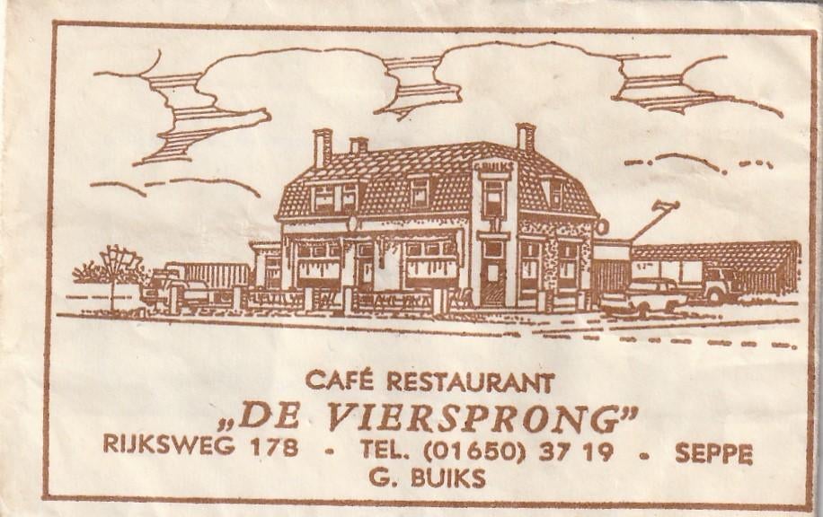 suikerzakje #103 : De Viersprong Seppe, Verzenden, Nederland