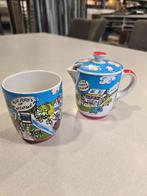 Blond Amsterdam kopje en melk kannetje, Ophalen of Verzenden, Zo goed als nieuw, Overige stijlen, Kop(pen) en/of Schotel(s)