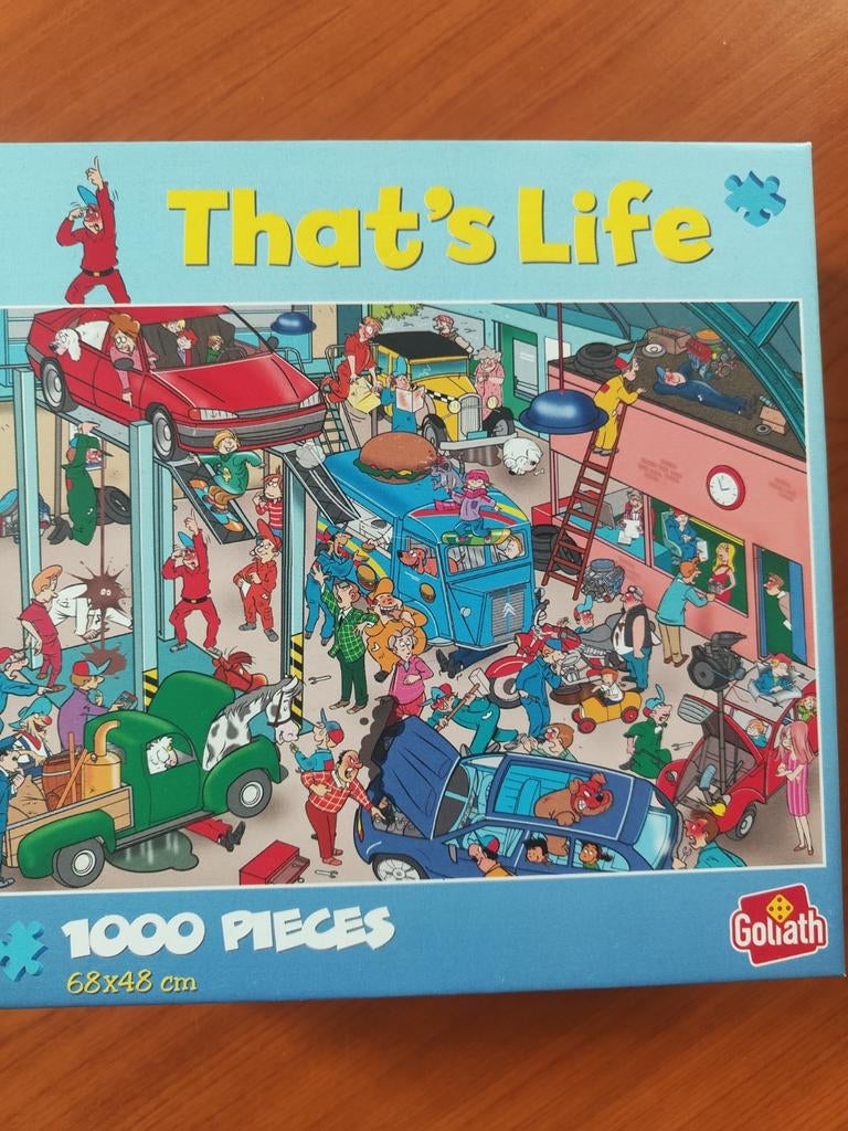 Goliath 1000 stukje Thats  Life  2025, Ophalen of Verzenden, 500 t/m 1500 stukjes, Zo goed als nieuw