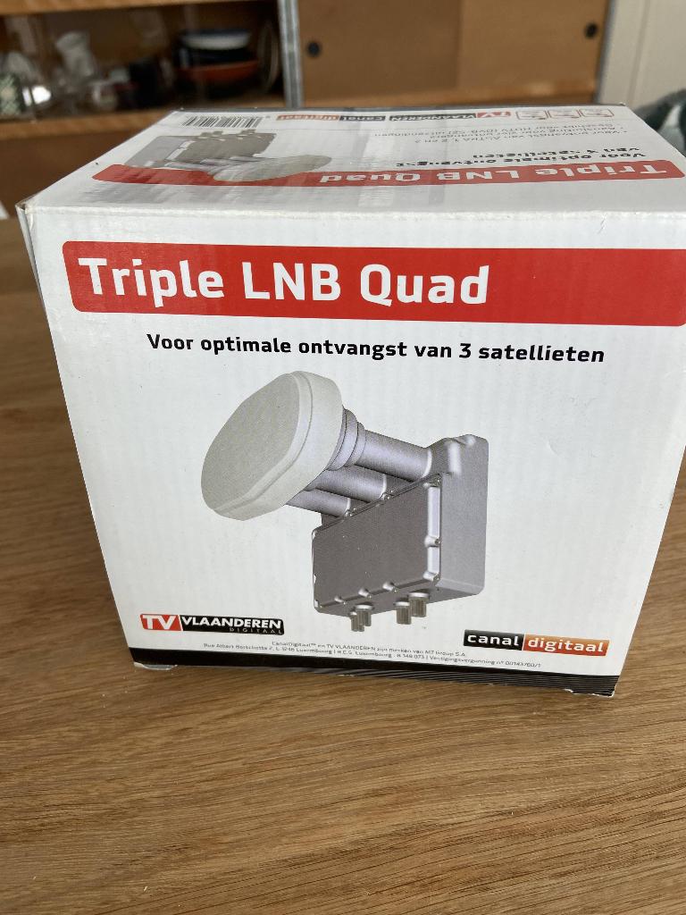 Triple LNB Quad, Ophalen, Nieuw, (Schotel)antenne-accessoires, Overige merken