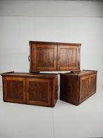 19e-eeuws Europees dennen campaign-kastje / chest-on-chest, Ophalen of Verzenden