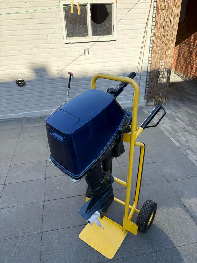 Buitenboordmotor yahama kortstaart 8pk 2takt, Ophalen, Zo goed als nieuw, Motor en Techniek