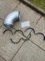 Lucht afvoer bocht 90 graden 150mm met ophangbeugels, Ophalen of Verzenden, Nieuw, Afzuiger