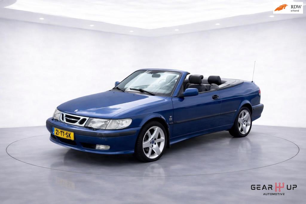 Saab 9-3 Cabrio 2.0 Turbo SE CLIMA|CRUISE|LEER|LICHTMETAAL, Auto's, Saab, Bedrijf, Te koop, Saab 9-3, Airbags, Airconditioning