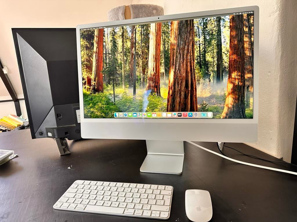 Apple iMac 2021 M1 16GB RAM 24-inch Retina Zo goed als nieuw, Computers en Software, Apple Desktops, IMac, Ophalen of Verzenden