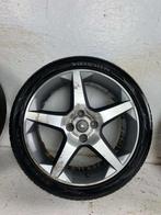 Originele Opel Corsa Tigra Astra Agila velg 17" 4x100 zomer, Auto-onderdelen, Niet ingevuld, Gebruikt, Banden en Velgen, Niet ingevuld
