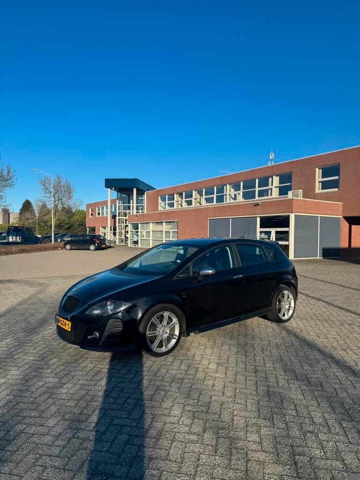 Seat Leon 1.8 Tfsi 118KW 2008 Zwart, APK, NAP, Auto's, Seat, Particulier, Leon, ABS, Airbags, Airconditioning, Alarm, Android Auto