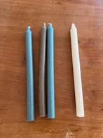 Vier kaarsen in verschillende kleuren, Overige materialen, 25 tot 50 cm, Nieuw, Ophalen of Verzenden
