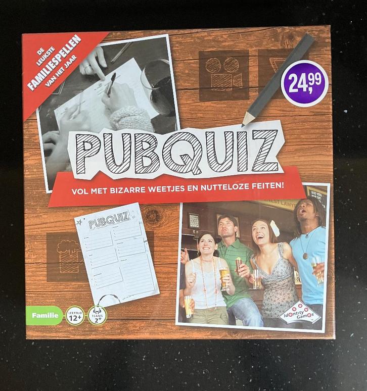 Pubquiz bordspel - nog in de folie, Hobby en Vrije tijd, Gezelschapsspellen | Bordspellen, Nieuw, Ophalen of Verzenden