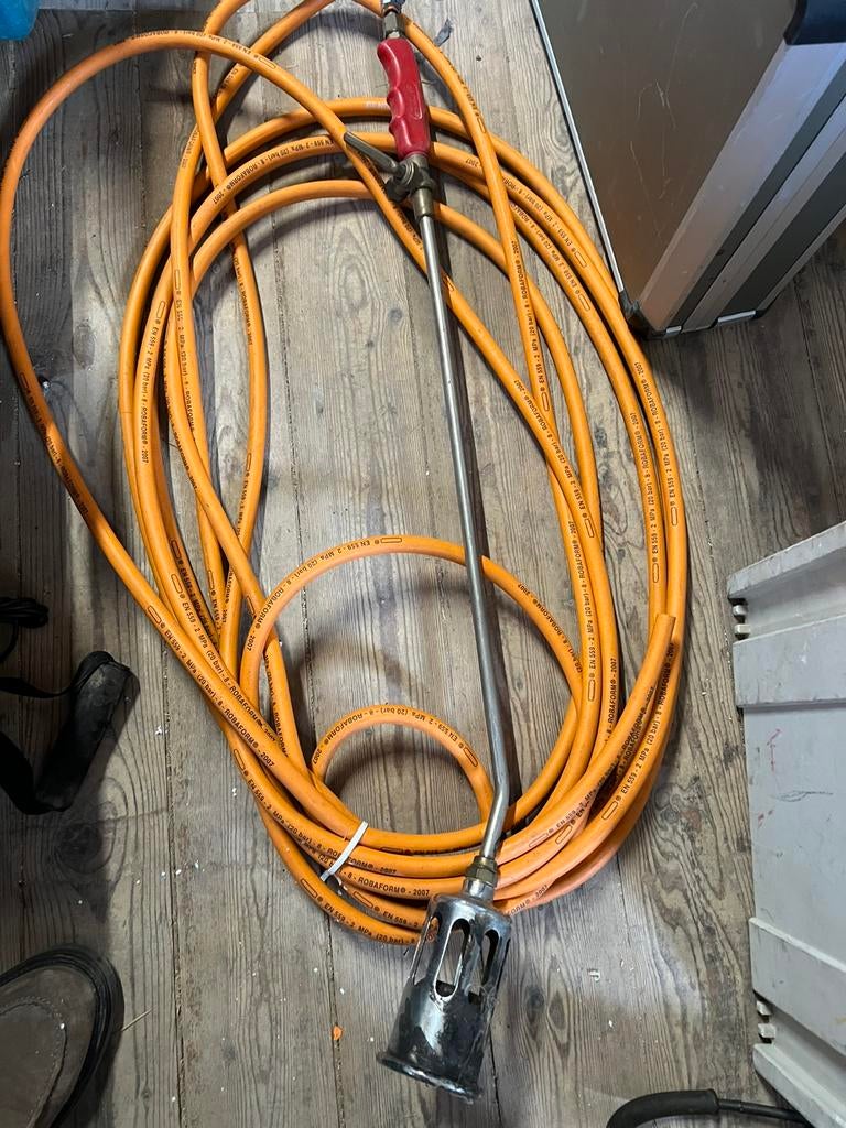 Dak gasbrander, Doe-het-zelf en Verbouw, Gereedschap | Handgereedschap, Ophalen of Verzenden, Zo goed als nieuw