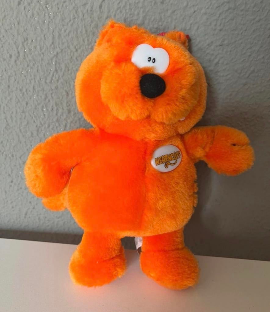 Vintage Heathcliff knuffel, Oranje, Gebruikt, Overige merken, Overige karakters