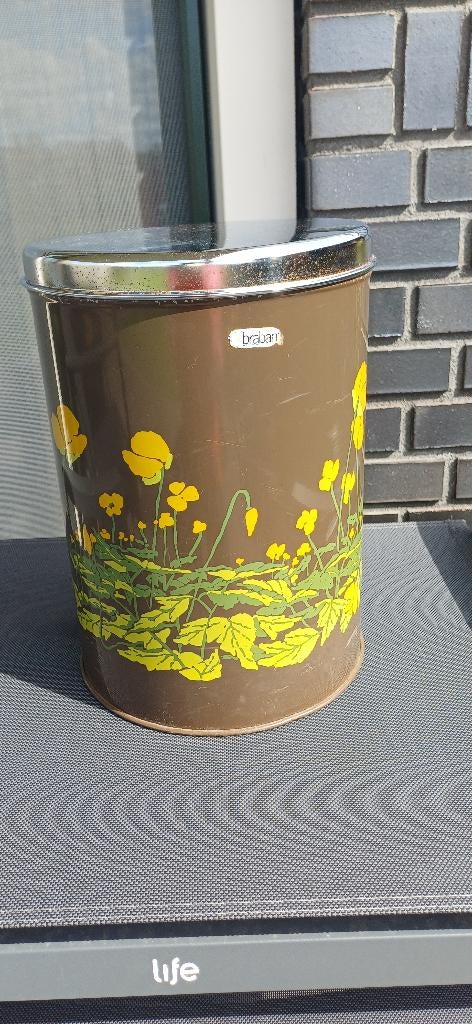 Vintage Brabantia trommel  groot, Verzamelen, Ophalen of Verzenden, Huis en Inrichting