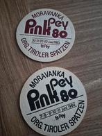 Bavaria bierviltje - Morvanka Pink Pey 80 ('83,'84), Ophalen of Verzenden, Gebruikt, Viltje(s), Bavaria