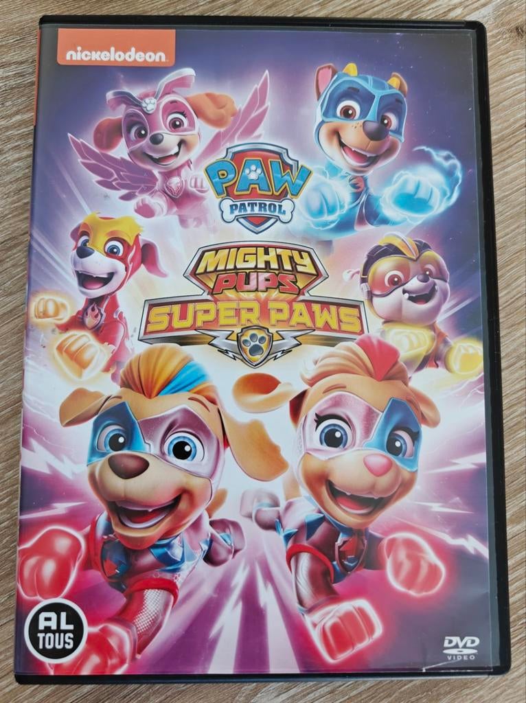 DVD - Paw Patrol: Mighty pups: super paws, Europees, Tekenfilm, Alle leeftijden, Ophalen of Verzenden