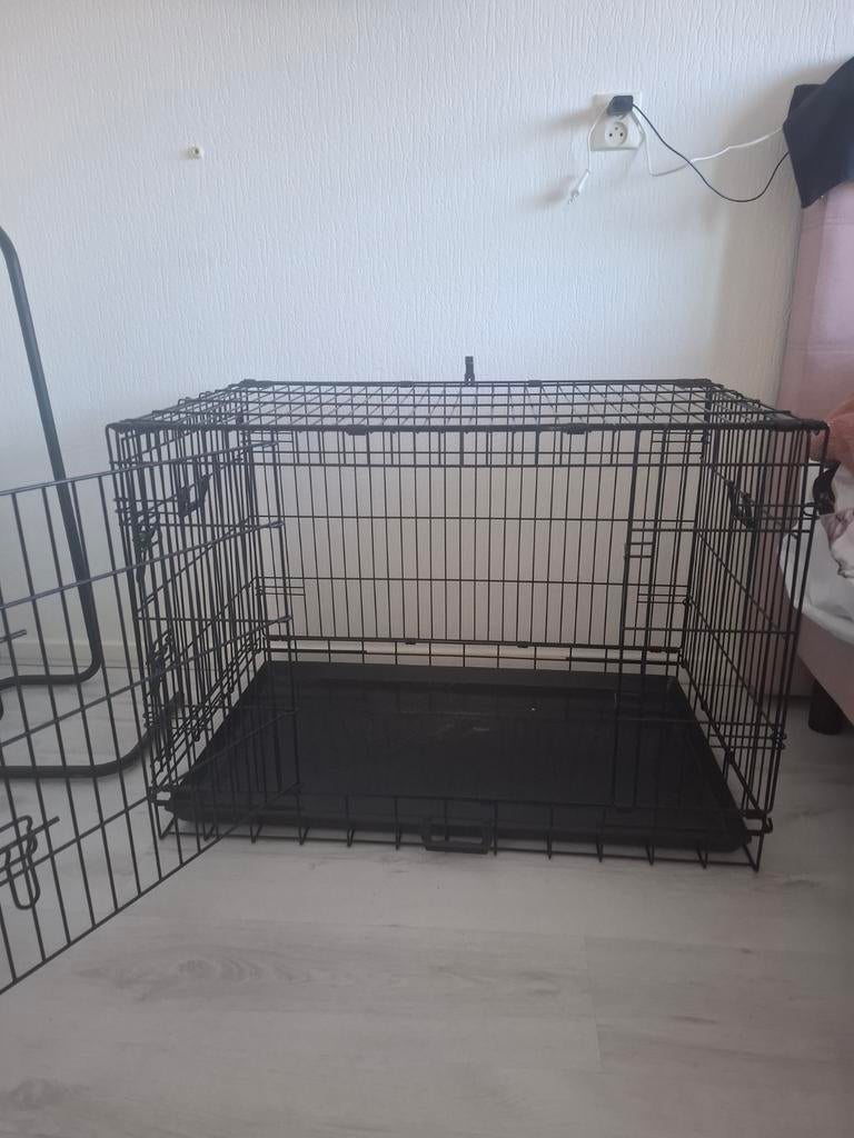 Roestvrij stalen honden bench, Dieren en Toebehoren, Hondenbenches, Zo goed als nieuw, Ophalen