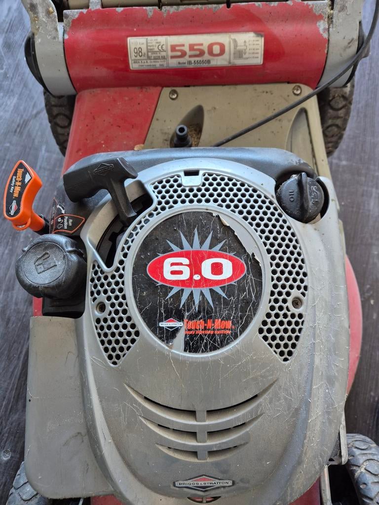 Benzine maaier, Ophalen, Gebruikt