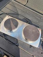 DUBBELE KOOKPLAAT, Ophalen, Zo goed als nieuw, Vrijstaand, Elektrisch