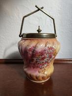 Antieke Koekjespot S.F. & Co England met Blushware Decor, Ophalen of Verzenden