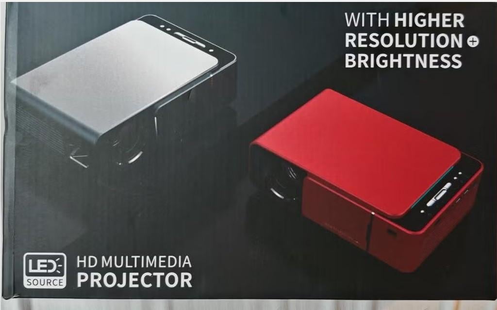 HD LED Multimedia Projector - Nieuw, Ophalen of Verzenden, Nieuw, LED