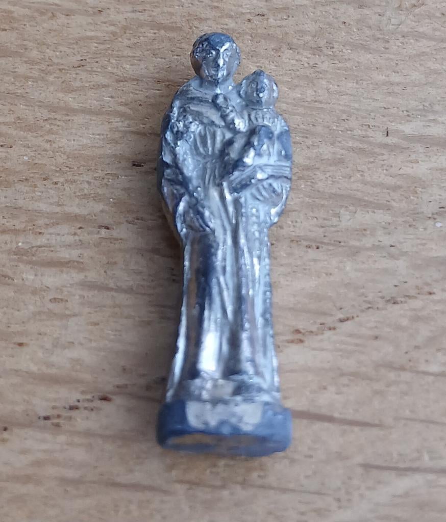 Antieke Zakheilige Frankrijk Meer Dan 100 Jaar Oud, Ophalen of Verzenden, Gebruikt, Beeld(je), Christendom | Katholiek