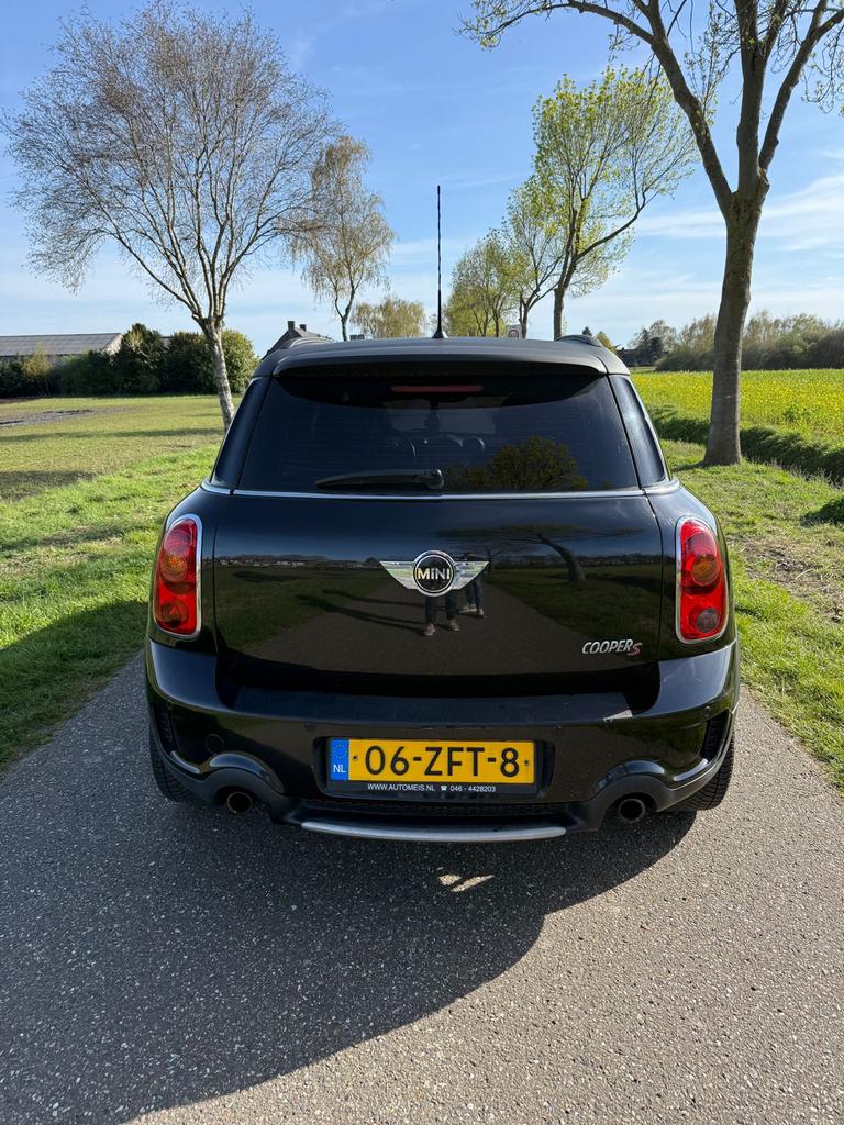 Mini Countryman 1.6 Cooper S All4 2011 Zwart, Auto's, 15 km/l, 4 stoelen, Zwart, Leder
