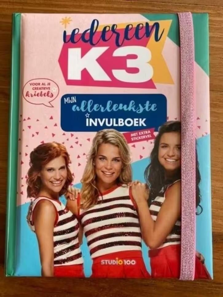 Gert Verhulst - Iedereen K3 : Mijn allerleukste invulboek, Ophalen of Verzenden, Zo goed als nieuw, Fictie algemeen