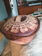 Terracotta Earthenware Casserole, Ophalen of Verzenden, Rond, Porselein of Keramiek