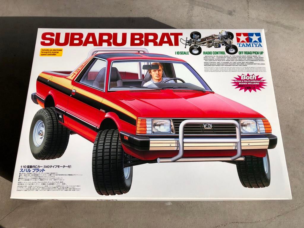 Tamiya Subaru Brat Nieuw in doos, Elektro, Auto offroad, Nieuw, Ophalen of Verzenden