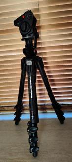 Manfrotto 055CXPRO4 Carbon statief, Gebruikt, 175 cm of meer, Met balhoofd, Ophalen of Verzenden