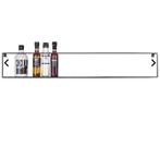 WOOOD Meert Zwart Metalen Wandrek (3 stuks), Ophalen, Gebruikt