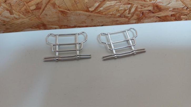 Herpa 2 chrome bullbars voor Scania, Hobby en Vrije tijd, Modelauto's | 1:87, Nieuw, Bus of Vrachtwagen, Herpa, Ophalen of Verzenden