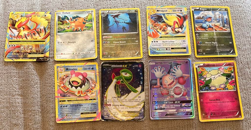 Pokémon Kaarten - Diverse Kaarten, Ophalen, Gebruikt, Meerdere kaarten