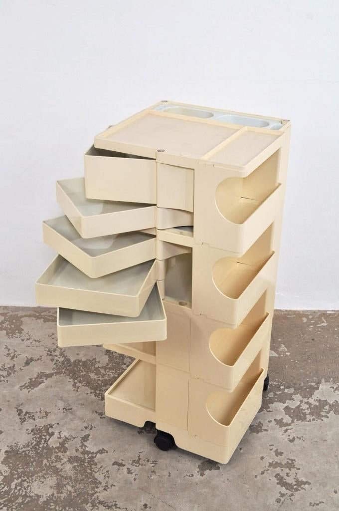 Vintage Joe Colombo Boby trolley icoon opberger 1970s, Ophalen of Verzenden, Gebruikt