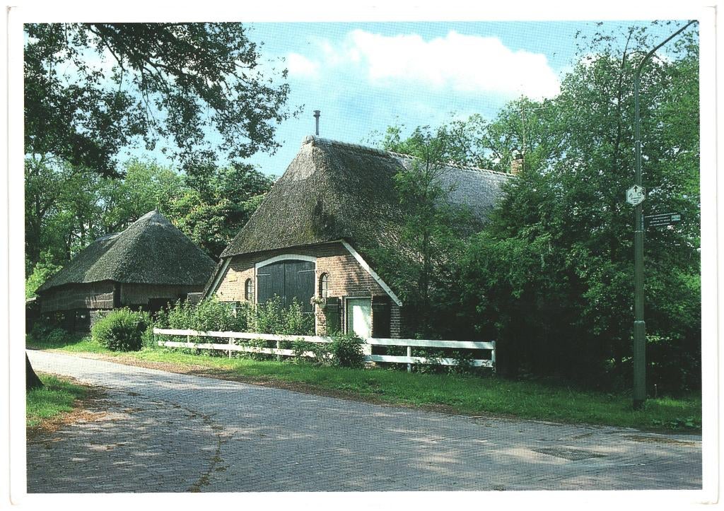 993127 Meppen 80+ Drenthe Boerderijtje Gelopen met postzegel, Verzamelen, Ansichtkaarten | Nederland, Gelopen, Drenthe, 1980 tot heden
