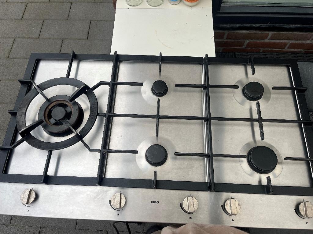 Inbouw gasfornuis ATAG, Witgoed en Apparatuur, Fornuizen, Ophalen, Gebruikt, Minder dan 85 cm, 60 cm of meer
