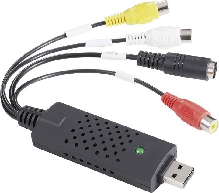 Basetech BR116 USB 2.0 video-grabber, Audio, Tv en Foto, Converters, Ophalen of Verzenden, Nieuw