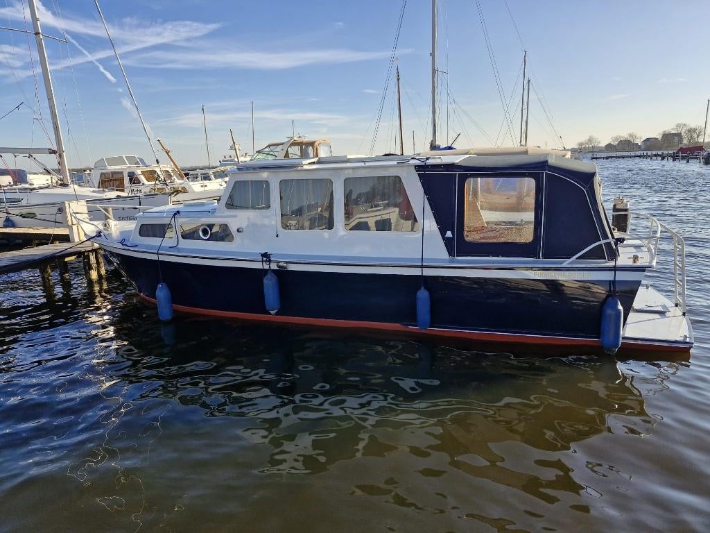 Pikmeer 10.50 - vernieuwd en complete motorboot, Watersport en Boten, Motorboten en Motorjachten, Zo goed als nieuw, Staal, 9 tot 12 meter