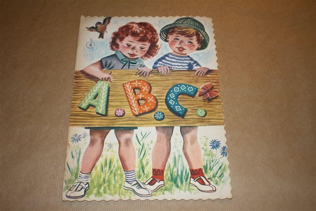 Prentenboek ABC - Deel 4 - Hooimeijer en Zonen 1960, Ophalen of Verzenden, Gelezen