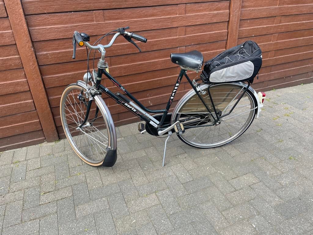 Norta damesfiets met 7 versnellingen en stuurslot, Overige merken, Gebruikt, Velgrem, Versnellingen