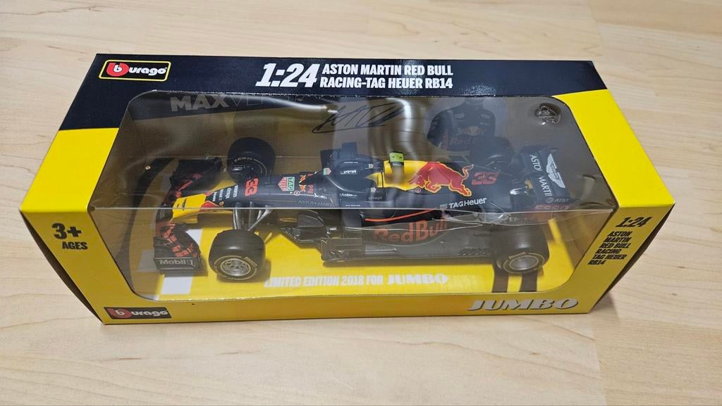Bburago F1 Max Verstappen RB14 2018 1:24 Limited Edition, Ophalen of Verzenden, Nieuw, Auto, Bburago