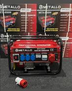 Nieuwe Metallo META-8500W Benzine Generator 8.5kW, Ophalen of Verzenden, Nieuw, 5 tot 10 kVA, Benzine