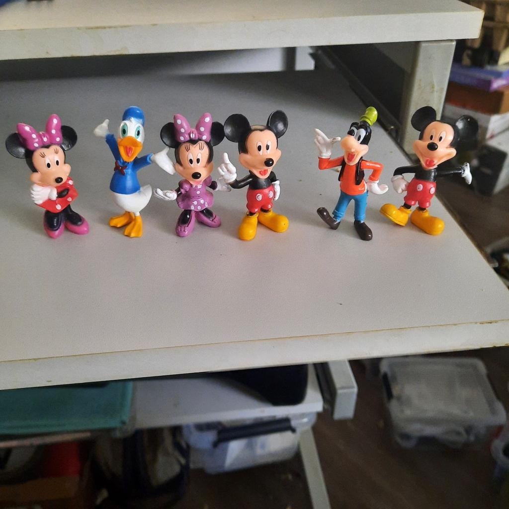 Disney Figuren Set: Mickey, Minnie, Donald, Goofy, Ophalen of Verzenden