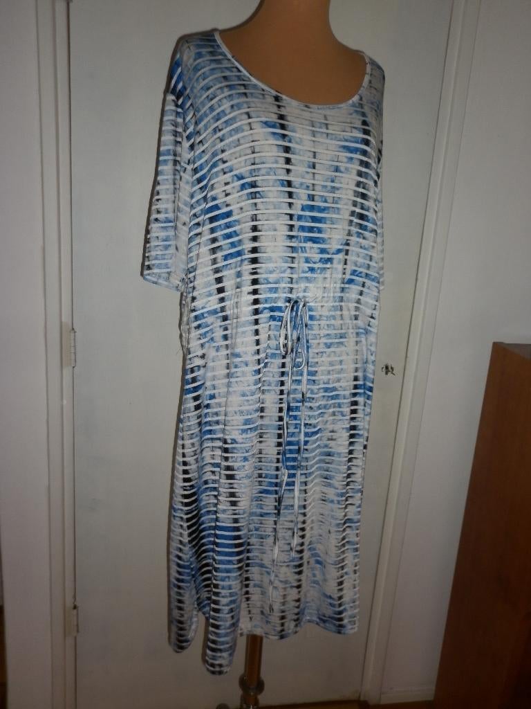 zomerse jurk maat 46 merk: X-Two, Kleding | Dames, Grote Maten, Nieuw, Jurk, Blauw, Verzenden