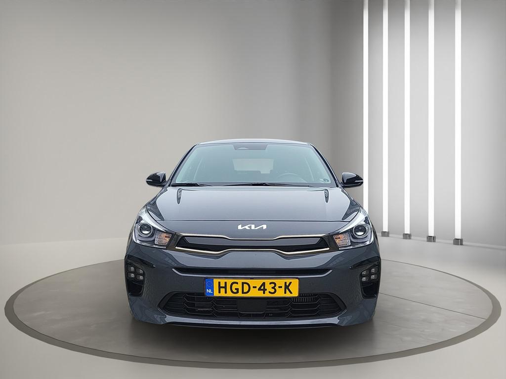 Kia RIO 1.0 T-GDi MHEV GT-Line, Voorwielaandrijving, 450 kg, Gebruikt, Leder en Stof