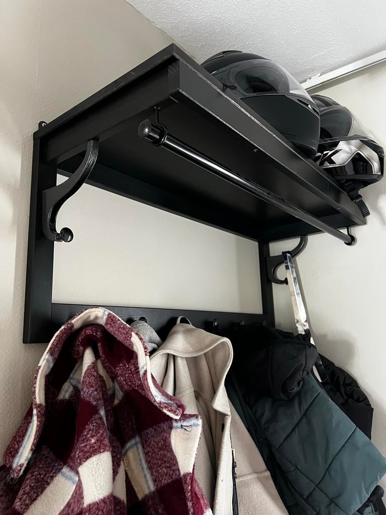 IKEA Hemnes kapstok zwart, Gebruikt, Minder dan 100 cm, Hout, Ophalen