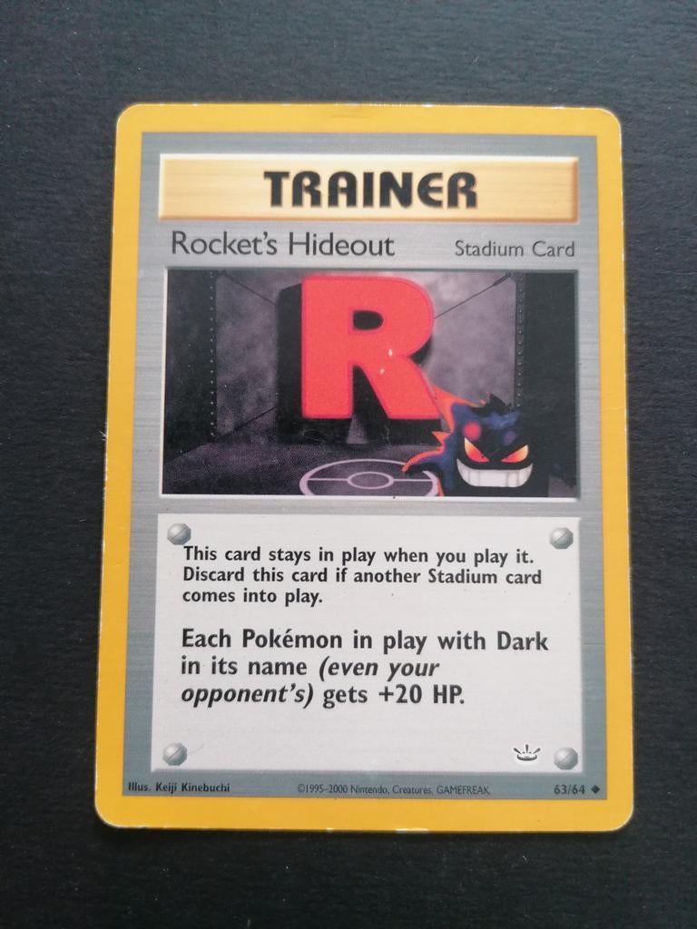 Rocket's Hideout - Neo Revelation 63/64 - Pokémon, Ophalen of Verzenden, Zo goed als nieuw